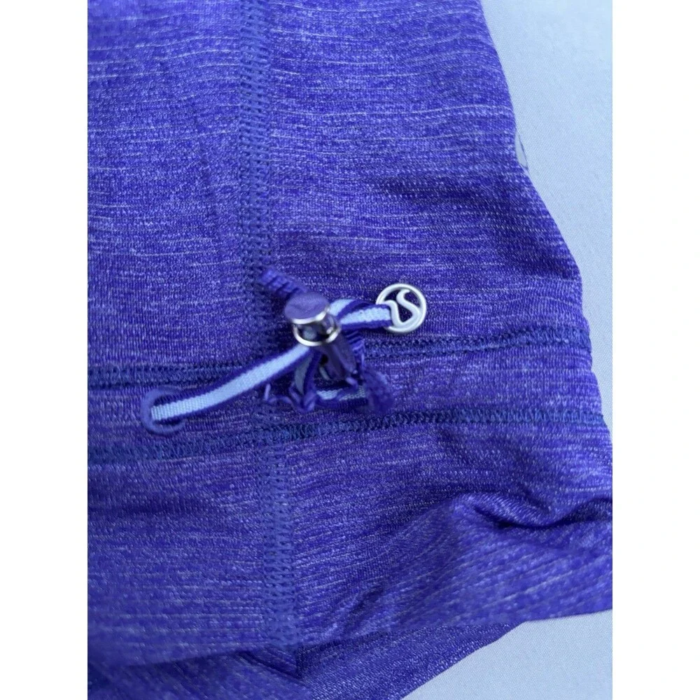 Lululemon Rest Less Tank Top Heather Bruised Berry Wee Striped Women’s Size 2
